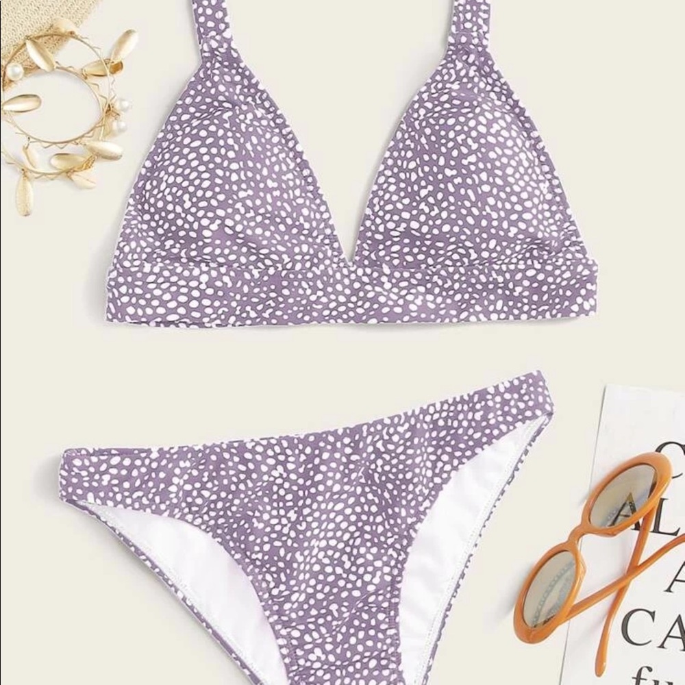 New Dalmatian triangle bikini set